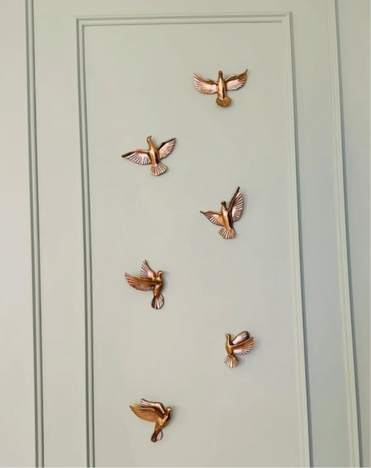 6 Pigeon Wall Décor
